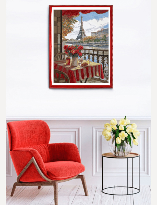 Aine site photo - 34 Borduurpakket Sunny Paris - Aine