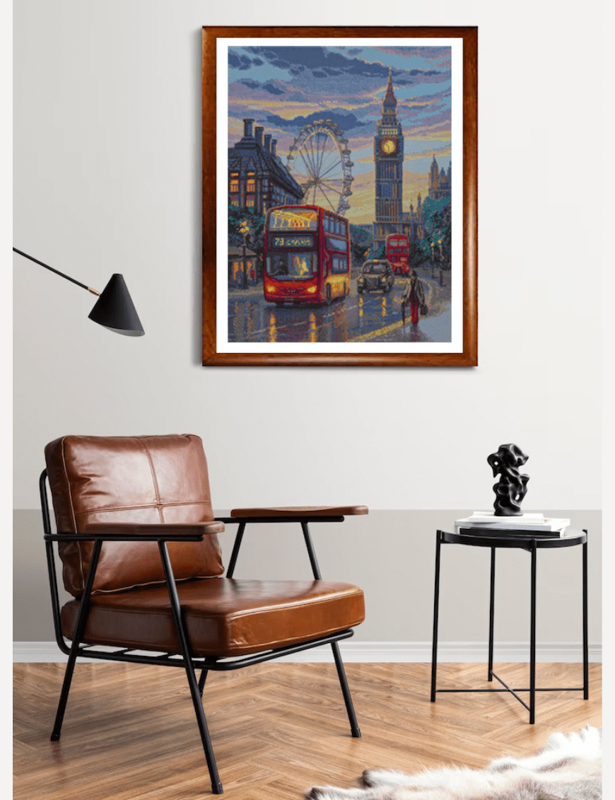 Aine site photo - 37 Borduurpakket Rainy London - Aine