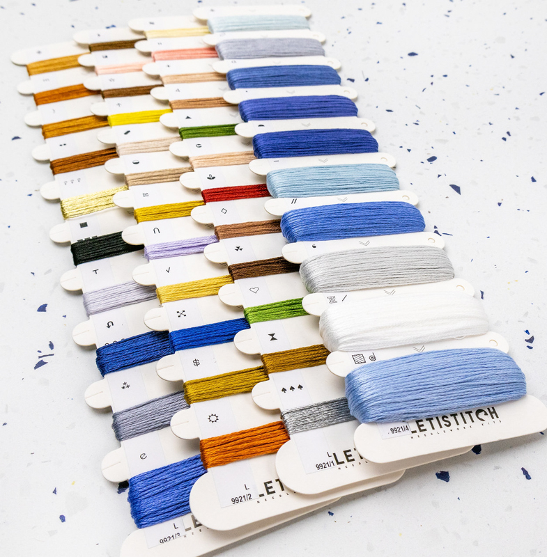 leti-l9921_1 Borduurpakket Angel in Wood - Leti Stitch