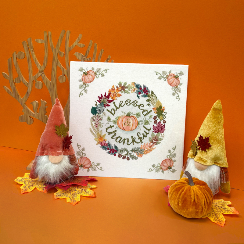 bt-eca03_1 Vrij borduren pakket Cassandra Riley - Blessed And Thankful - Bothy Threads