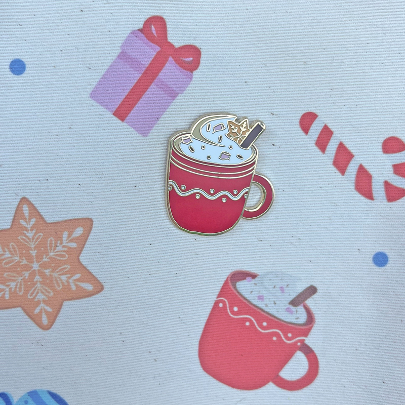 bt-xa42_1 Needle Minder Bothy Designs - Festive Hot Chocolate - Bothy Threads