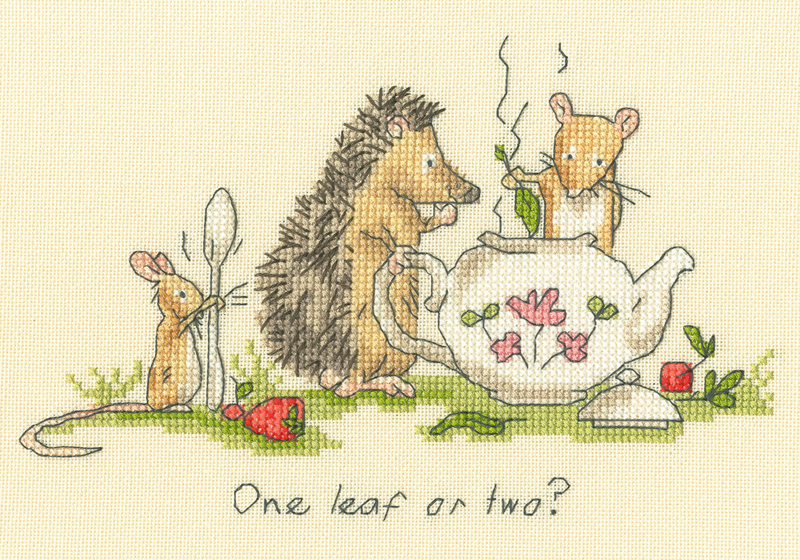 bt-xaj29 Borduurpakket Anita Jeram - One leaf or two? - Bothy Threads