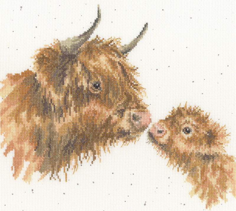 bt-xhd140 Borduurpakket Hannah Dale - Gentle One - Bothy Threads