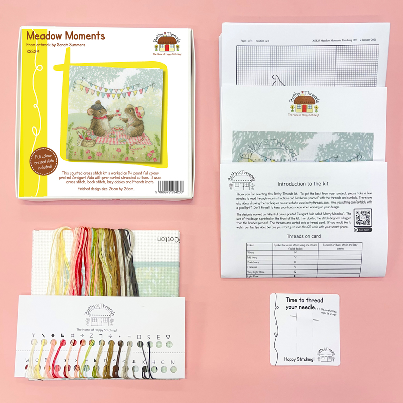 bt-xss29_1 Borduurpakket Sarah Summers - Meadow Moments - Bothy Threads