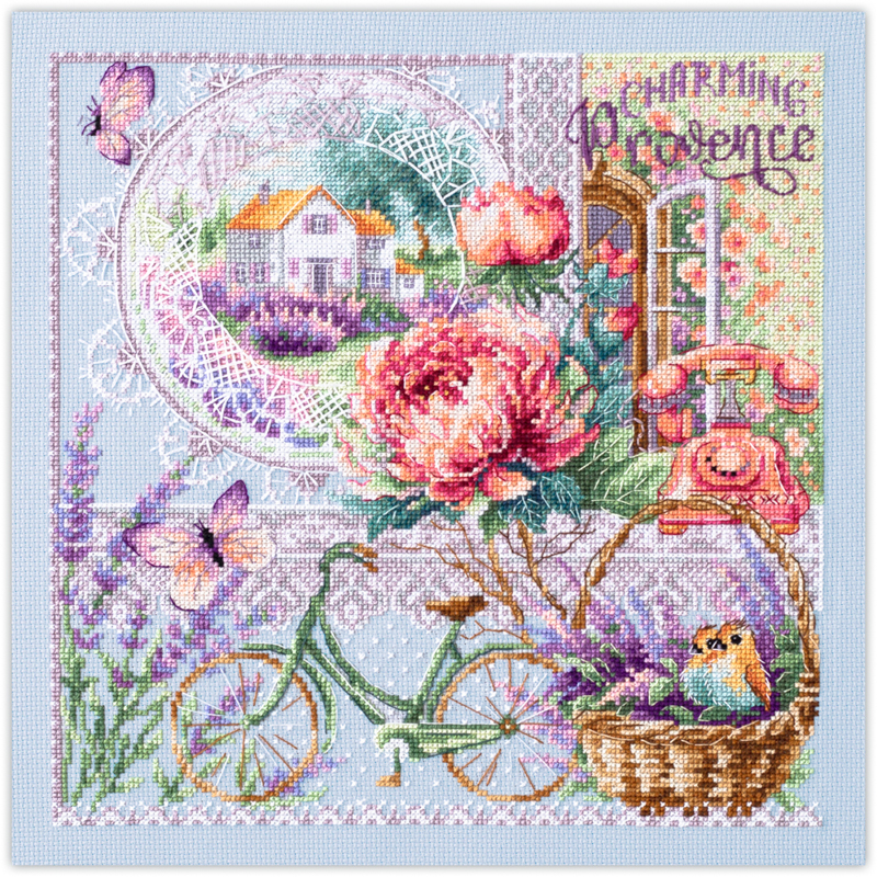 ci-540-703 Borduurpakket Charming Provence - Magic Needle