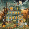leti-l490 Borduurpatroon Haunted House - Leti Stitch