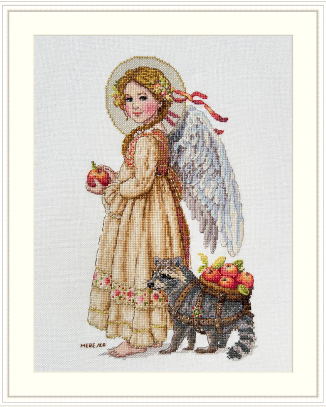 mer-k259a Borduurpakket It’s Apple Picking Time - Merejka
