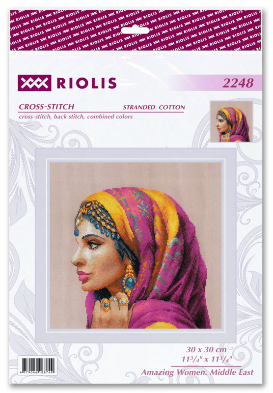 ri-2248_1 Borduurpakket Amazing Women - Middle East - RIOLIS