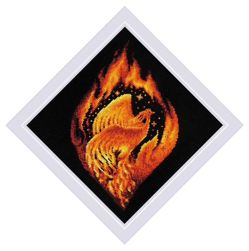 ri-2259 Borduurpakket Flaming Phoenix - RIOLIS