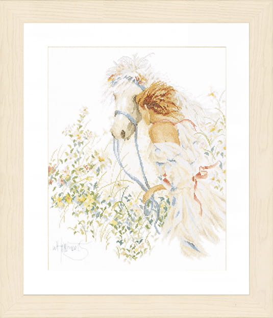 0007952 Telpakket kit Paard en bloemen