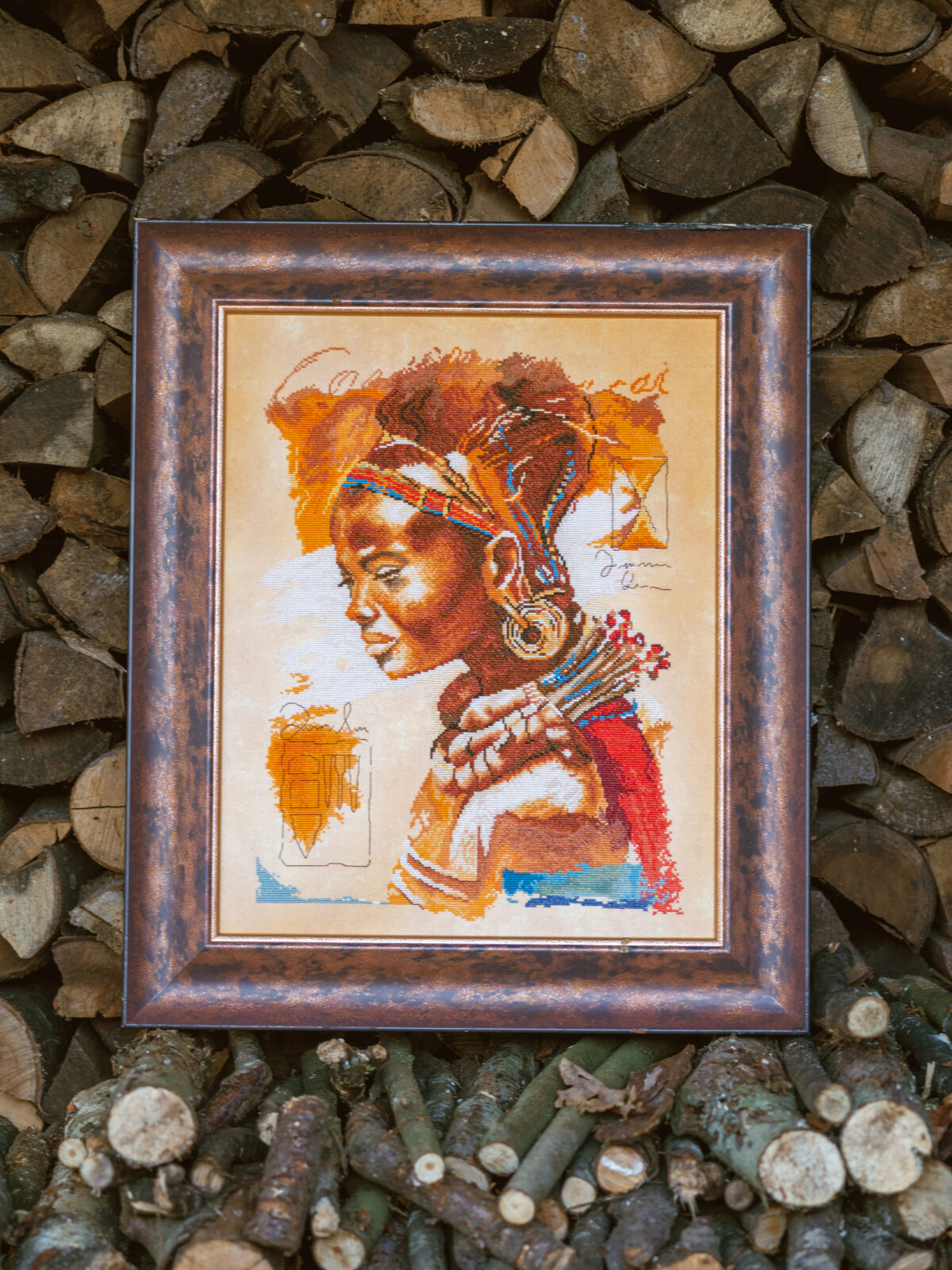 0008009_deco2 Telpakket kit Afrikaanse vrouw