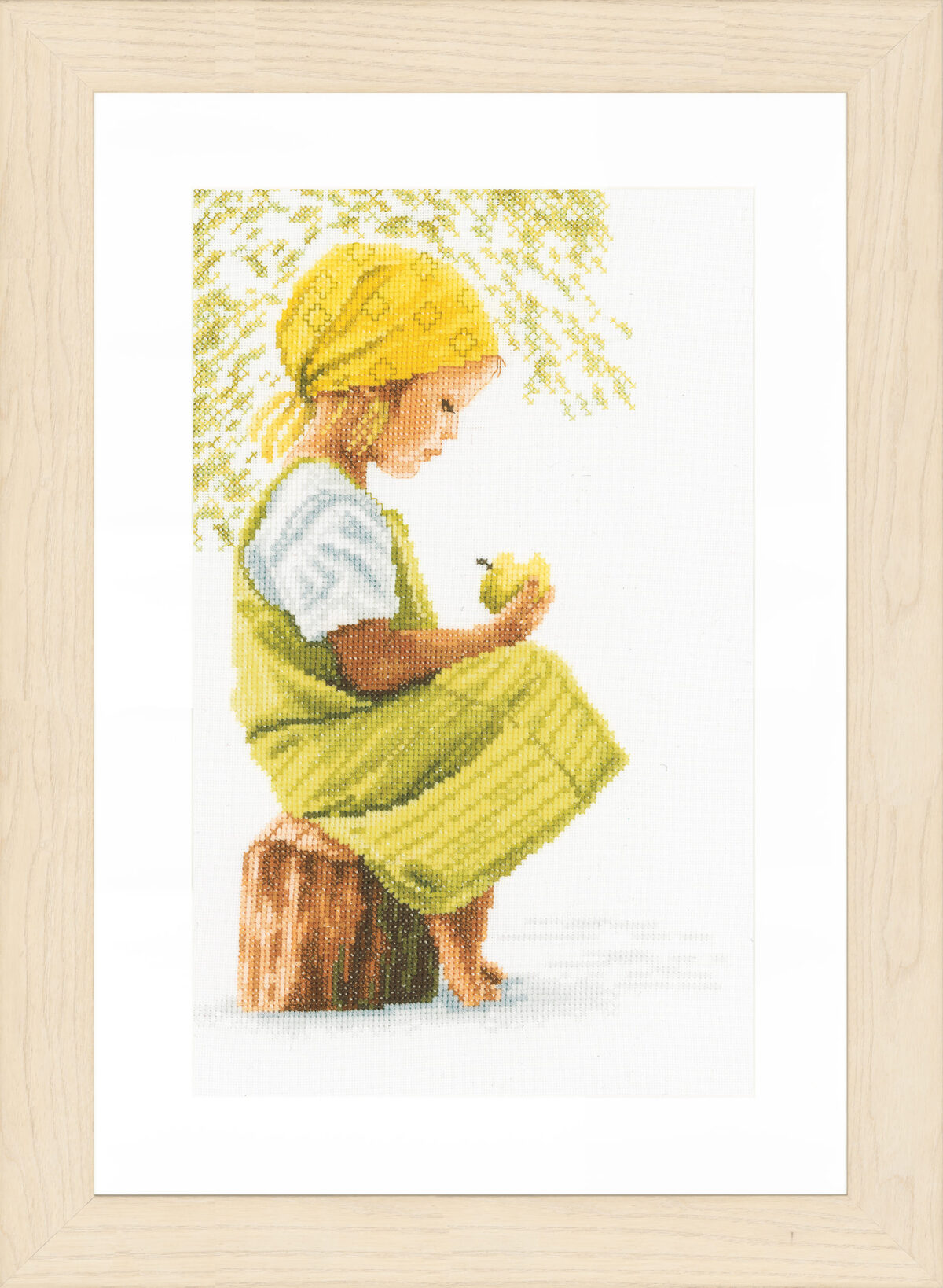 0021213 Telpakket kit Meisje met appel