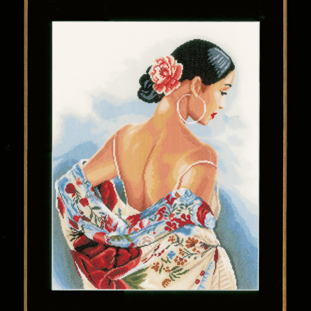 0154992 Telpakket kit Bloemensjaal