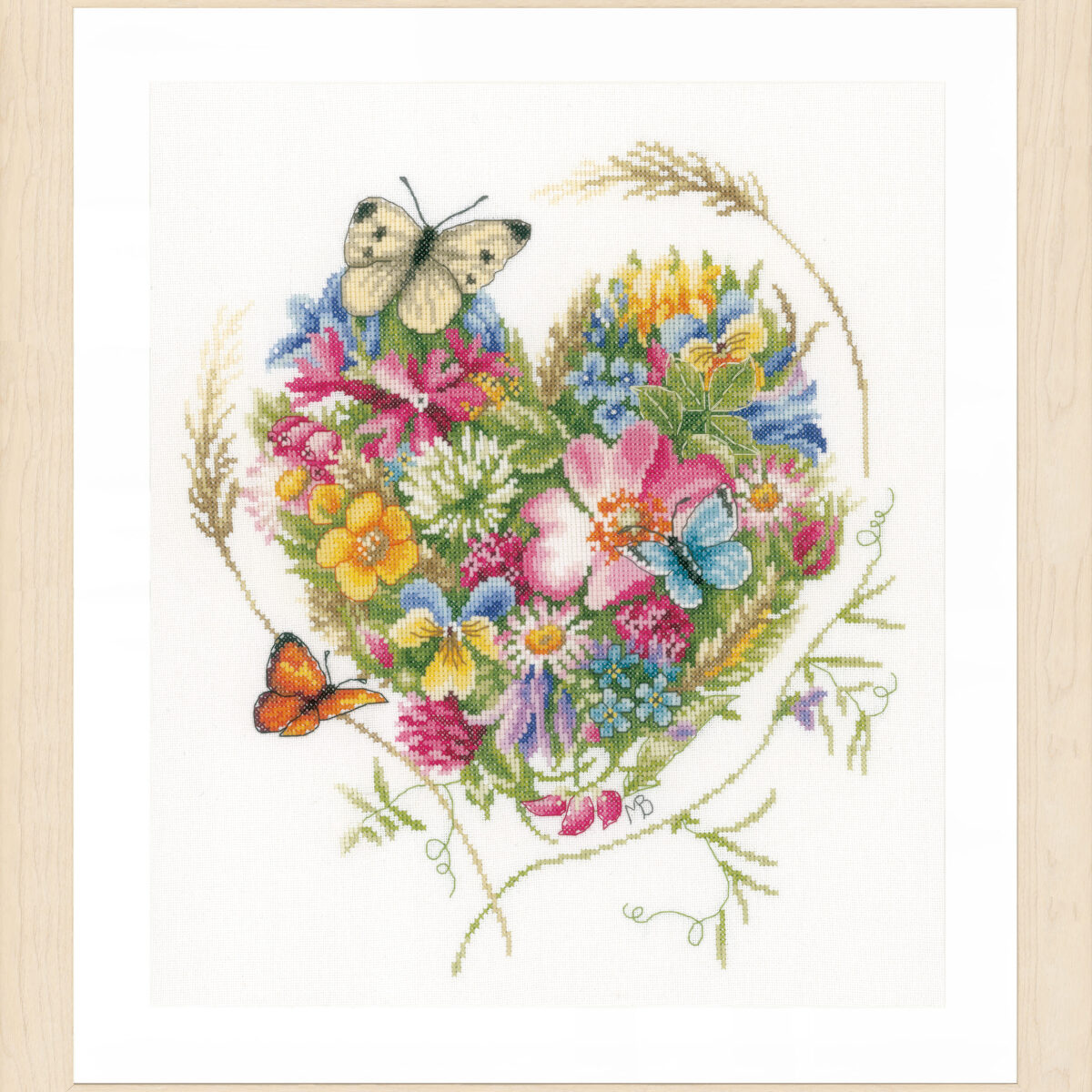 0169960 Telpakket kit Bloemenhartje