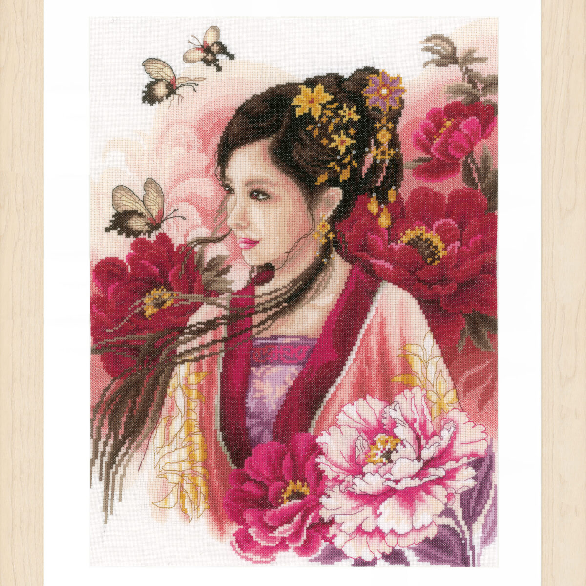 0170199 Telpakket kit Asian lady in pink