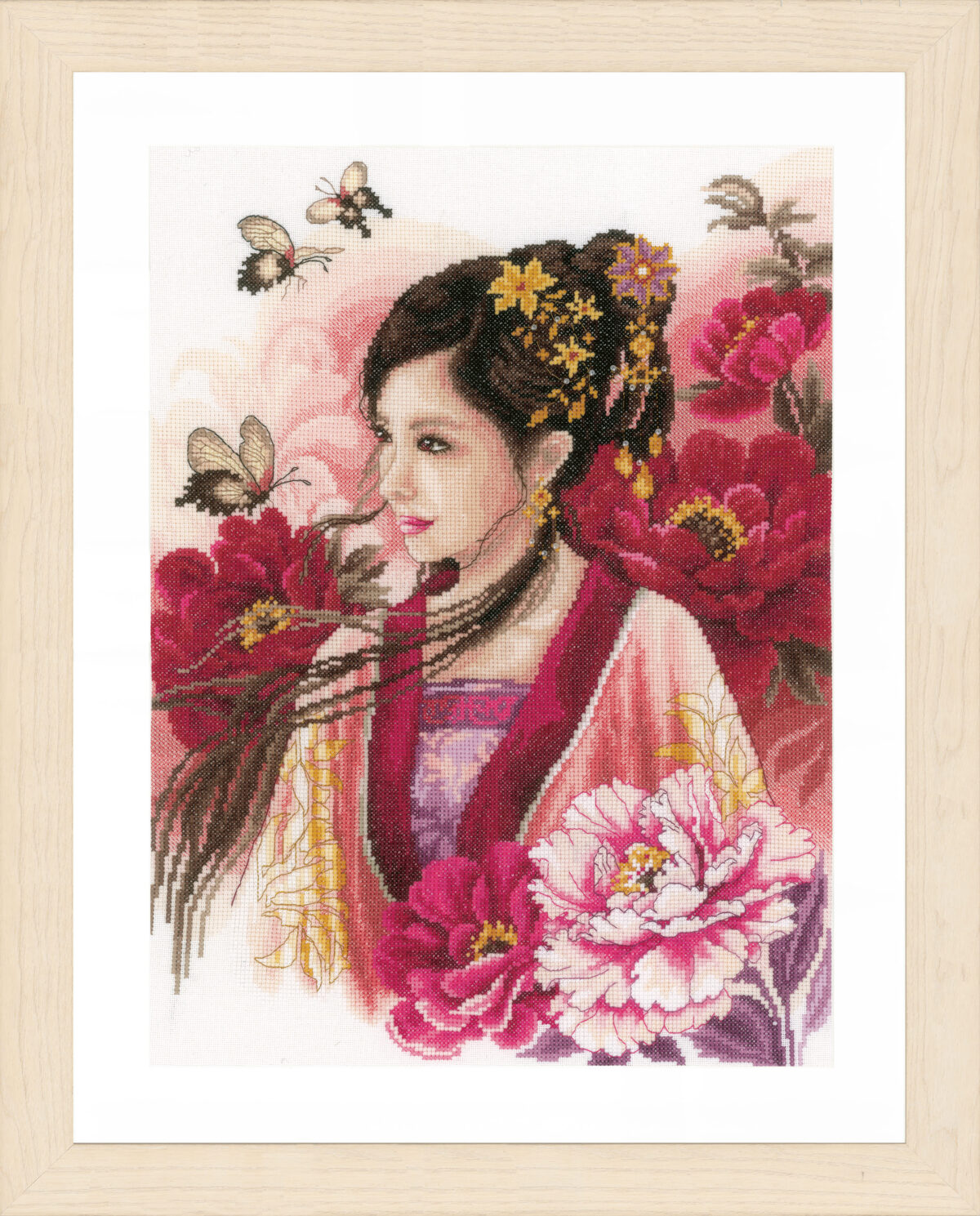 0170199 Telpakket kit Asian lady in pink