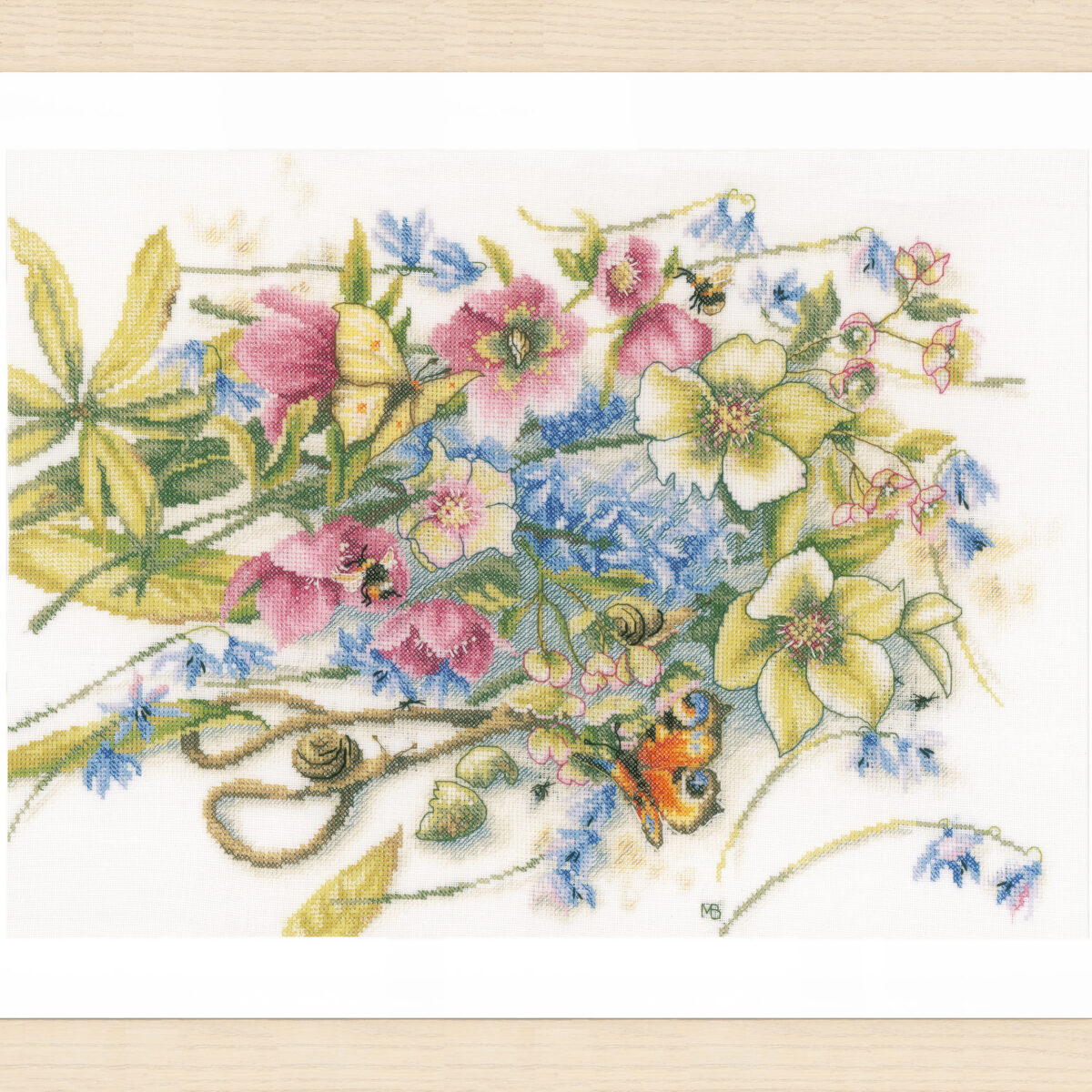 0186136 Telpakket kit Helleborus en vlinders