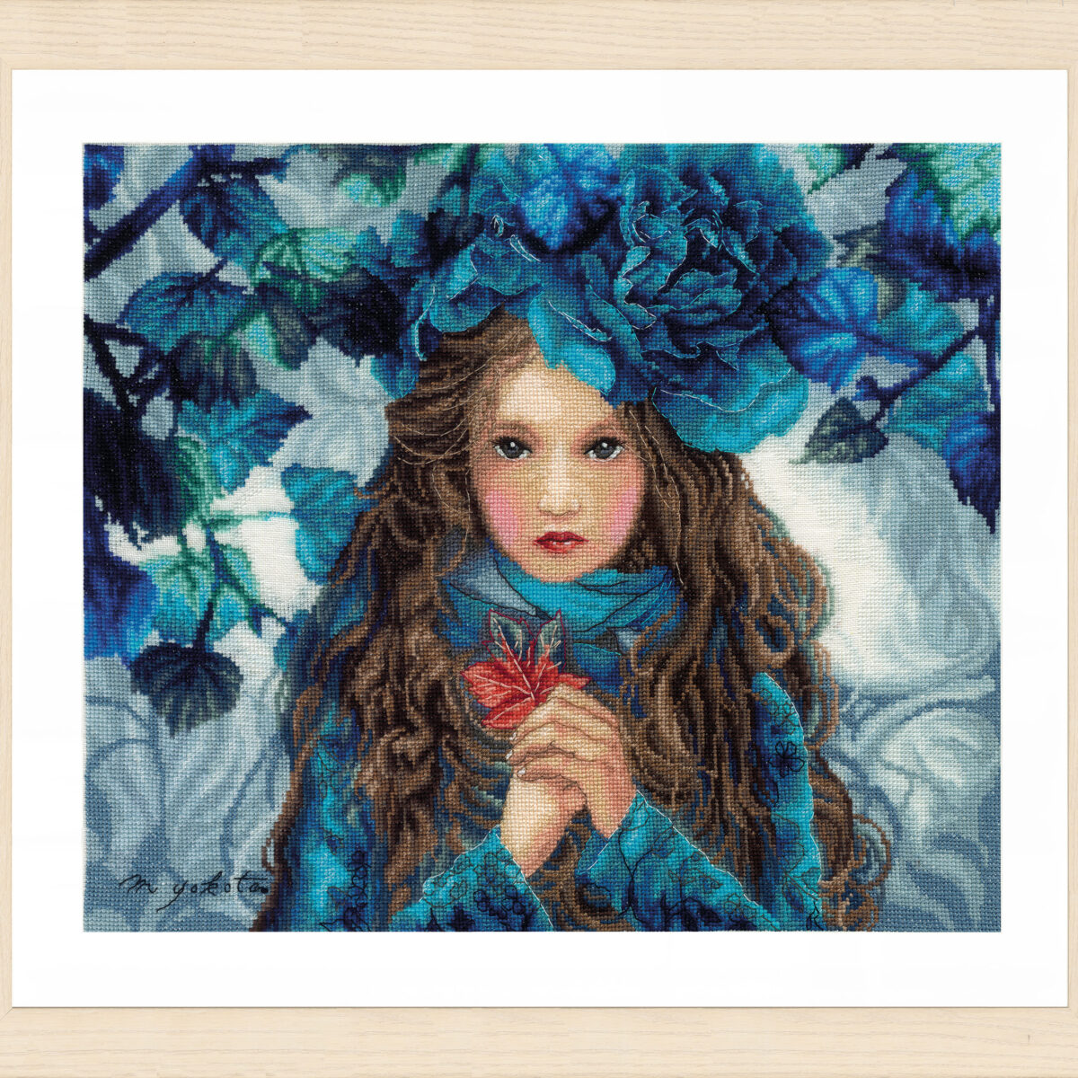 0188640 Telpakket kit Blue Flowers Girl