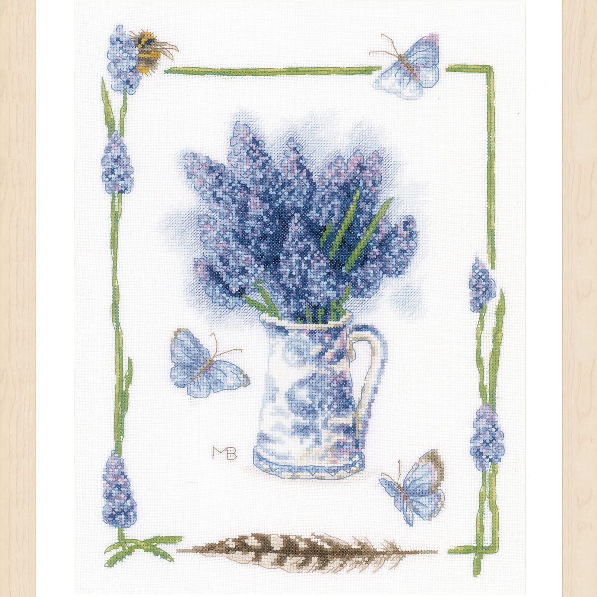 0194854 Telpakket kit Blauwe druifjes