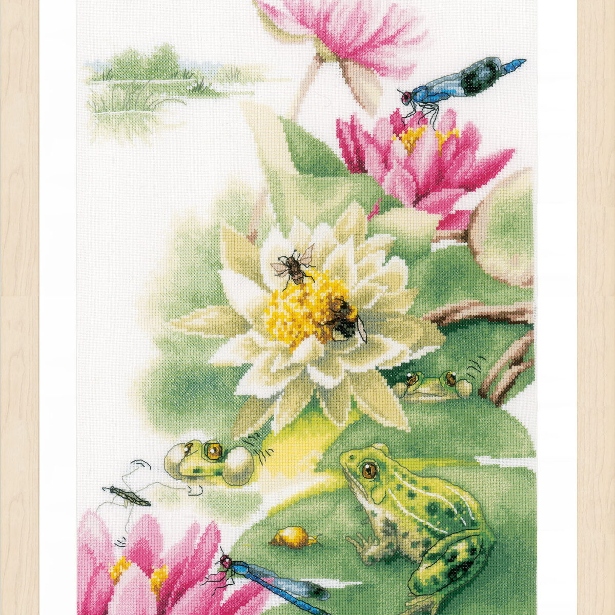 0196182 Telpakket kit Lelies en kikkers