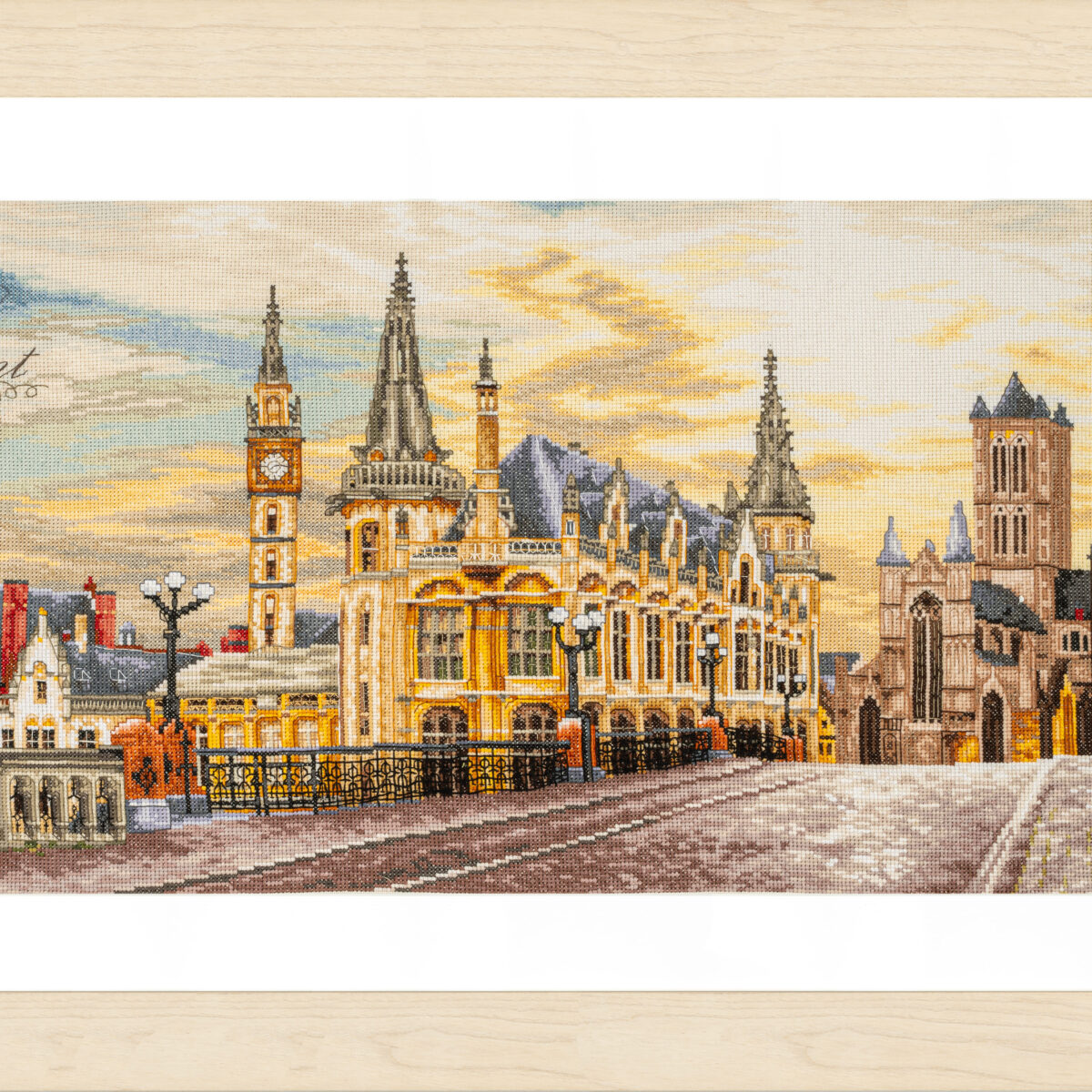 0205236 Telpakket kit Stadszicht van Gent