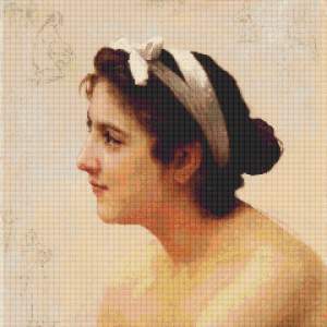 200912181540470915 Studie: Vrouwenportret 2: William Bouguereau