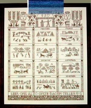 201110201457420296 "Leer ons alzo onze dagen tellen", uit Psalm 90: in DMC bruintint