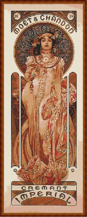 201110211131060890 Alphonse Mucha: Moët et Chandon, Crémant Imperial