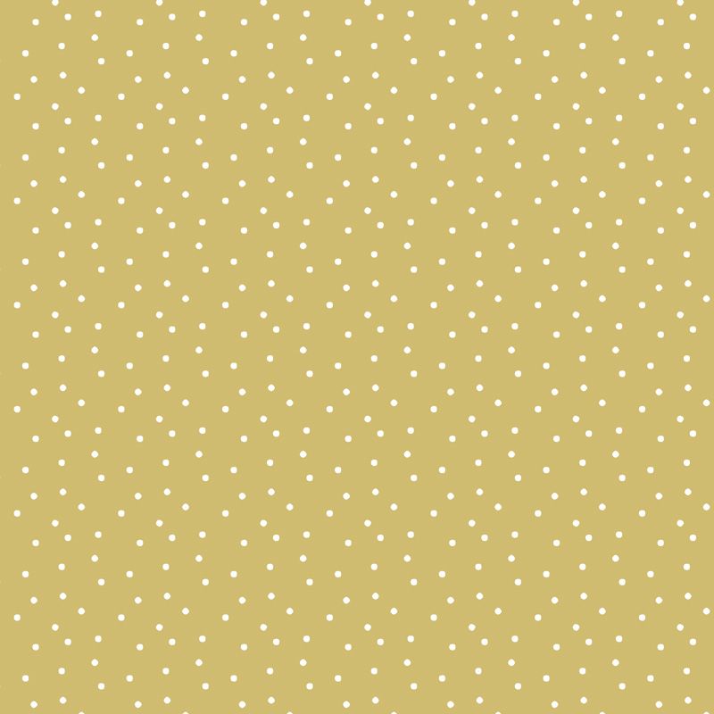 3523-742 Acufactum stoffen: Stippen oker-wit