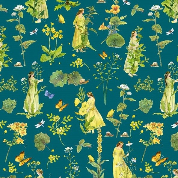 3523-795 Acufactum stoffen: Bloemenkoningin