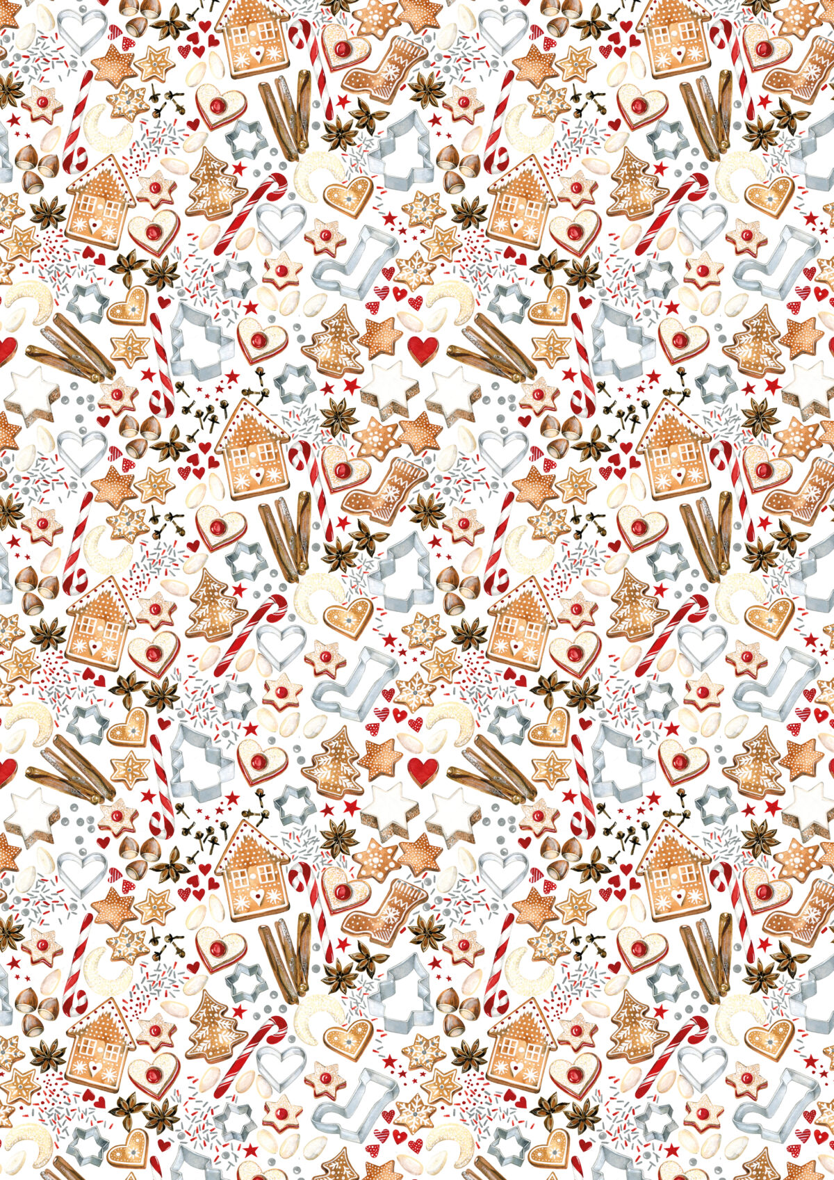 3523-879 Acufactum stoffen: Kleine kerstbakkerij