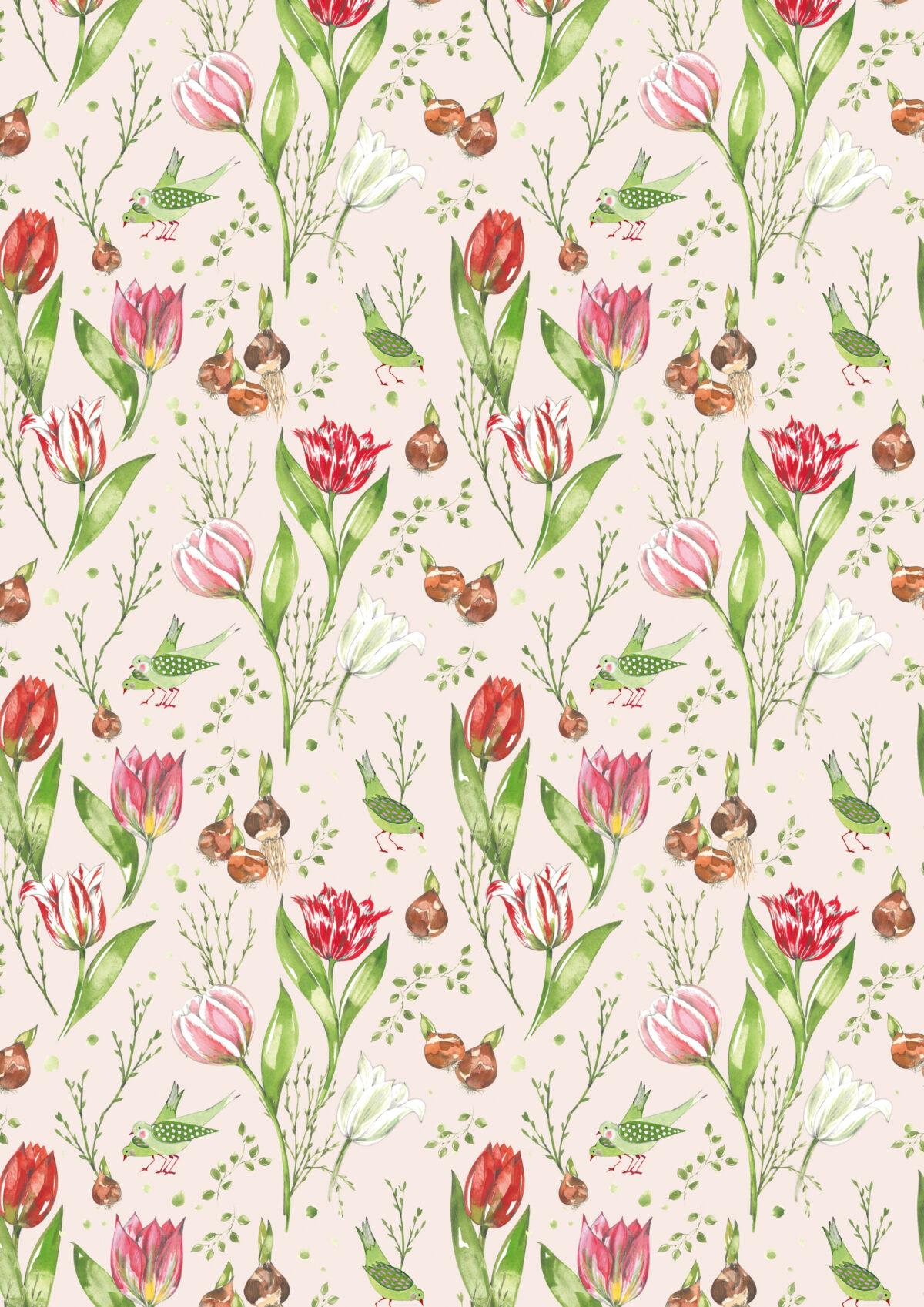 3523-881 Acufactum stoffen: Tulpentijd