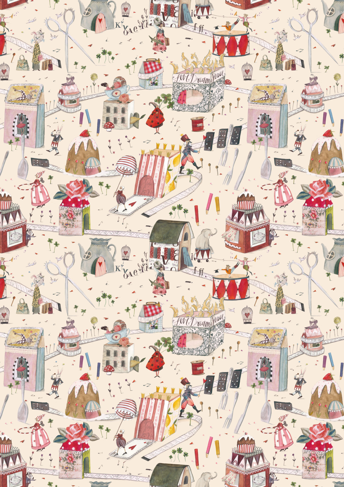 3523-887 Acufactum stoffen: Fantasiestad