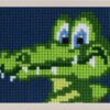 027063-1 Borduurpakket voorbedrukt krokodil