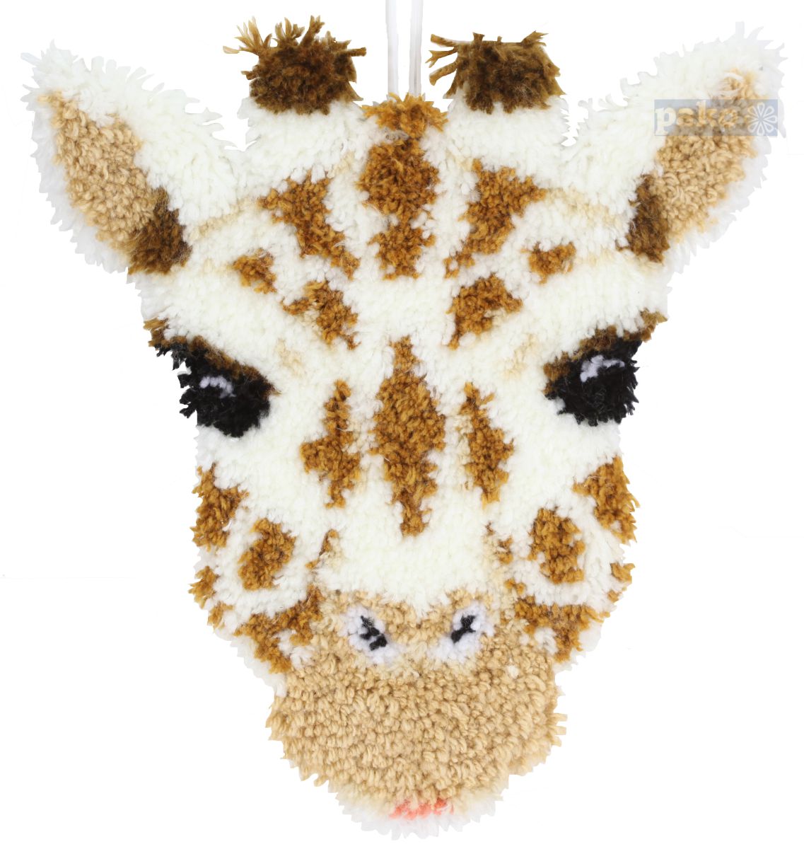 14703-1 DIY Giraffekop hanger knooppakket