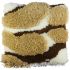 16900-1 Knoopkussen fluffy in neutrale kleuren