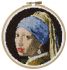 212374-1 Borduurpakket Meisje met de parel van Johannes Vermeer