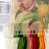 3145-3 Kussen vintage Hollandse tulpen